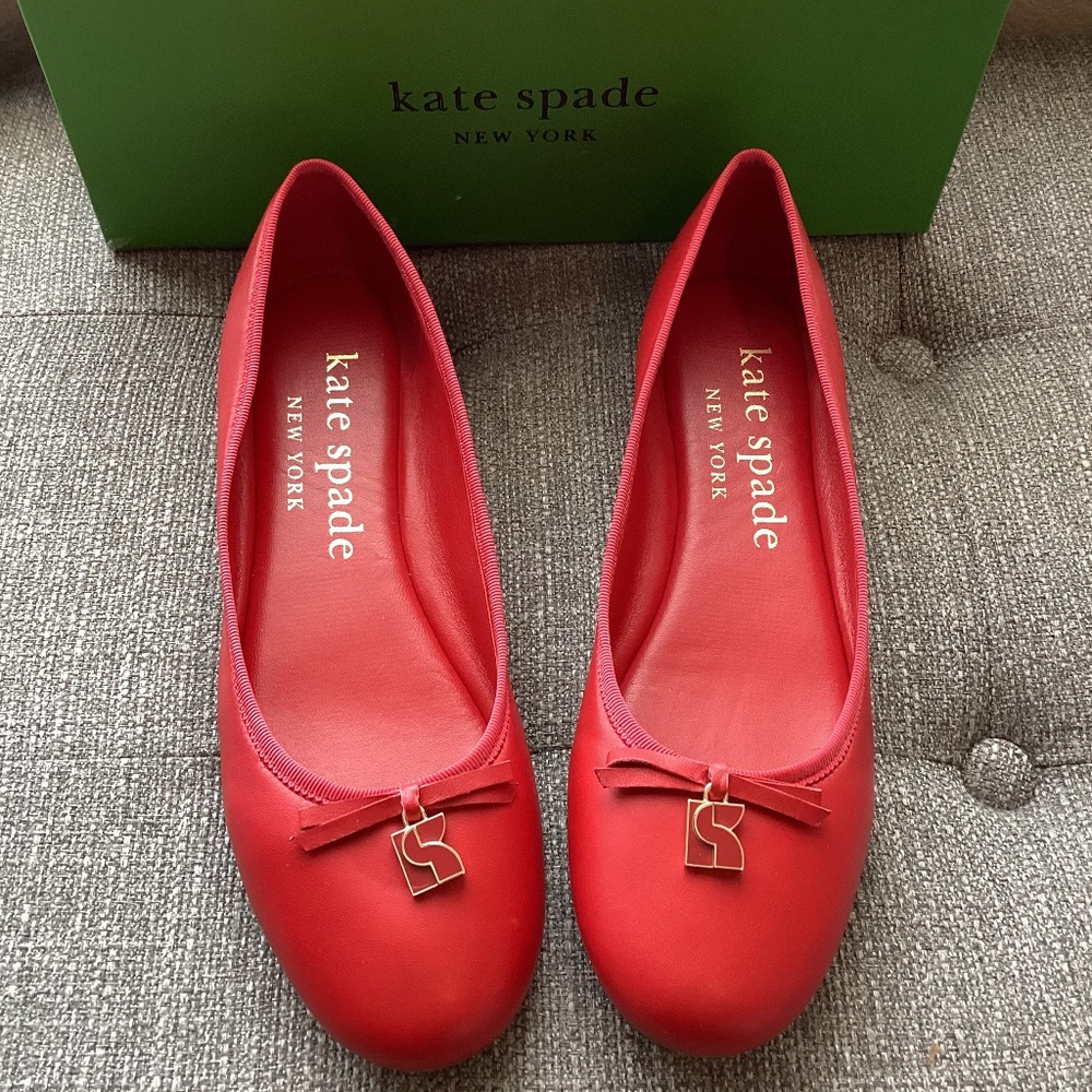 kate spade new york Women's Dakota Charm Ballet Flats, size 7.5